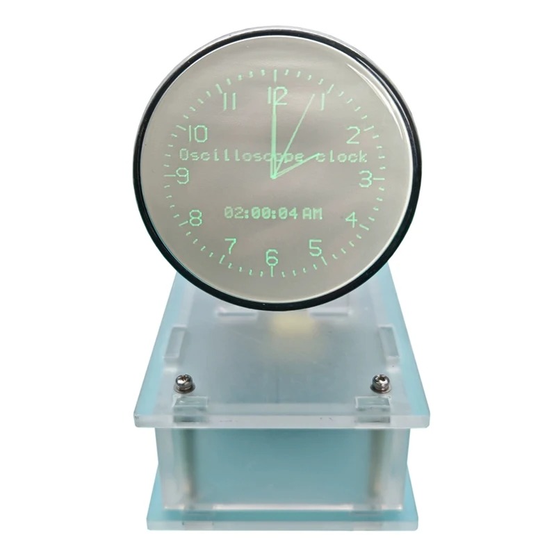 Diy Electronics Desk - 8SJ31J Oscilloscope Tube Clock | Handmade