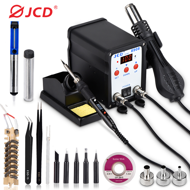 Hot Air Rework Station - JCD Soldering Station 2 IN 1
