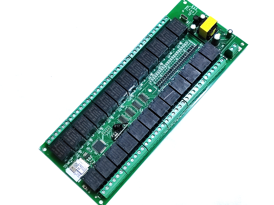 Diy Electronics Button - Relay Switch Module 24 Channel Works