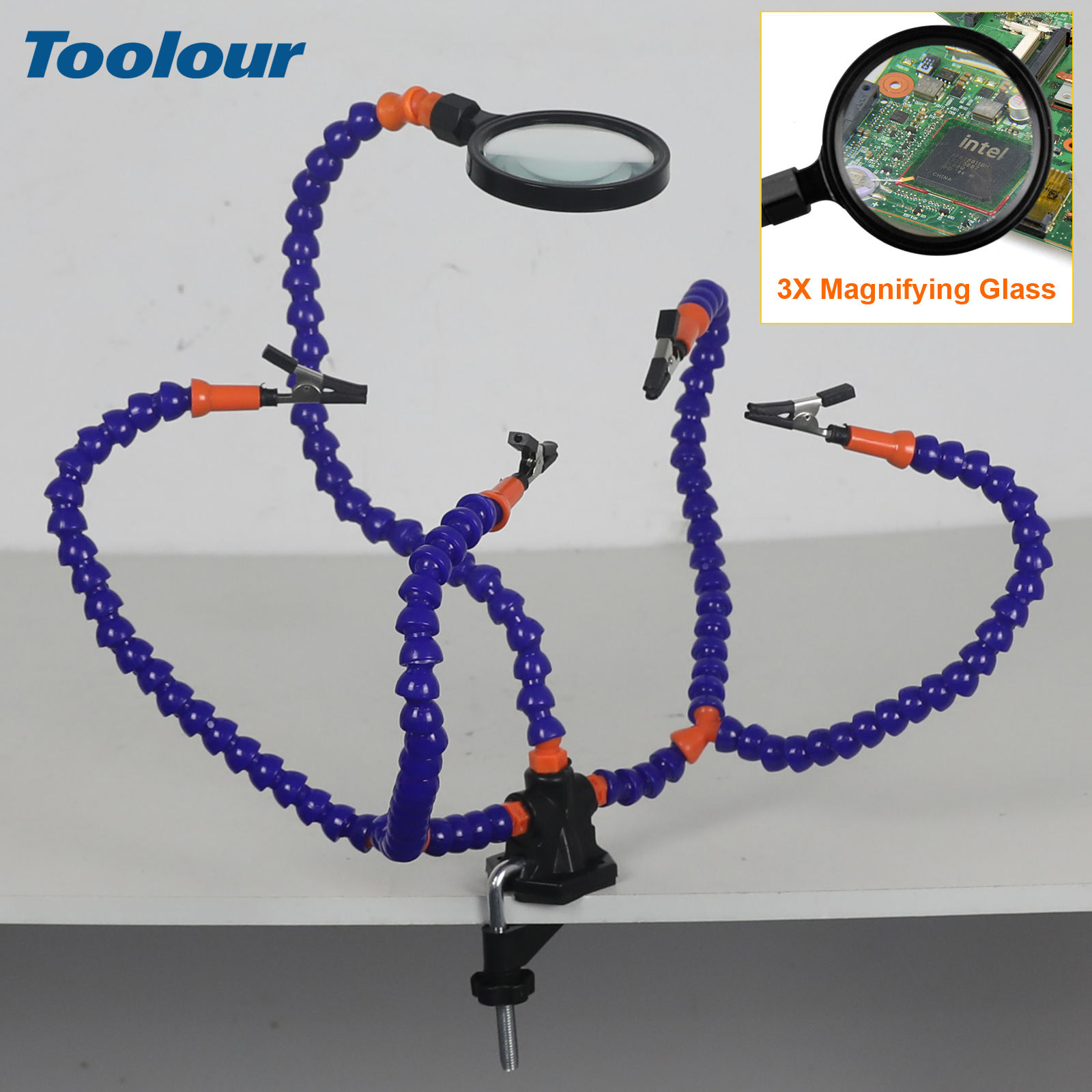 Diy Electronics Desk - Toolour Soldering Third Hand Tools 5