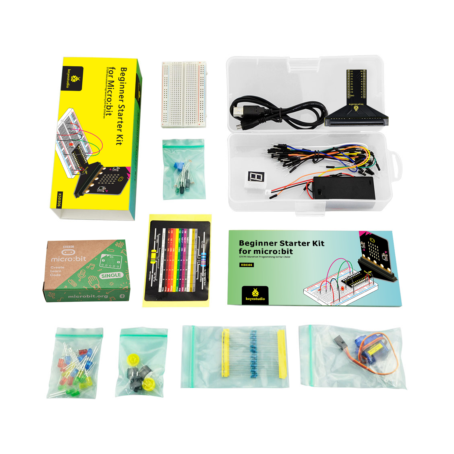 Diy Electronics Basics - Keyestudio Micro:bit Basic Starter Kit &MICRO:BIT