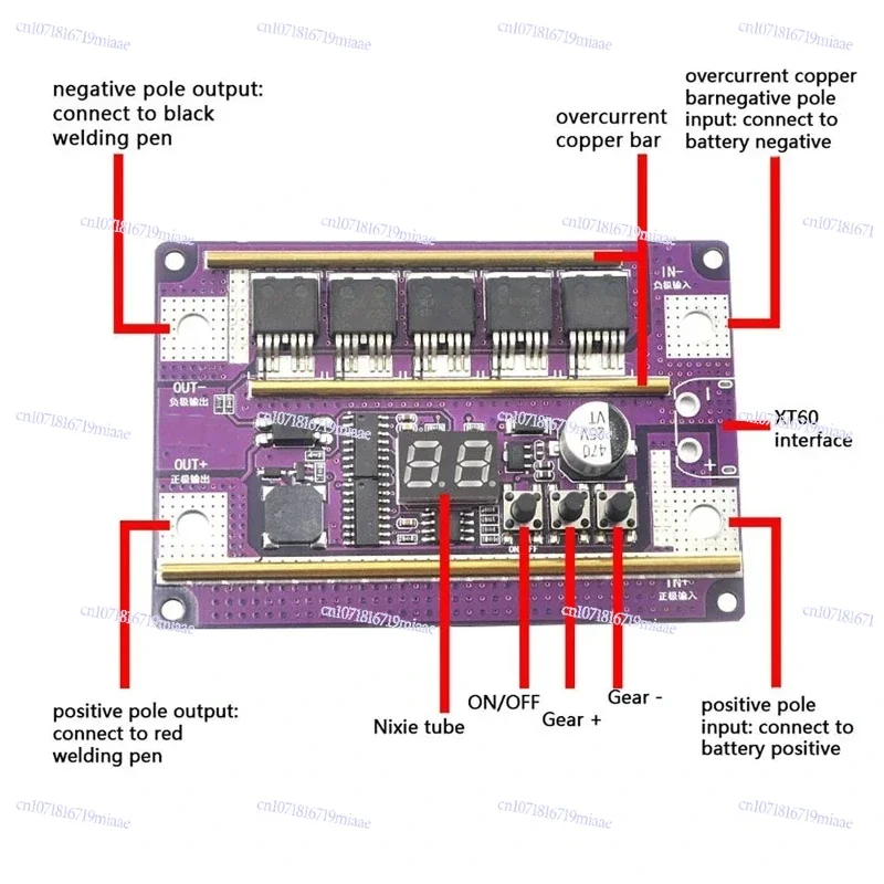 Diy Elektronik - Gears Digital Display Circuit Board Welding