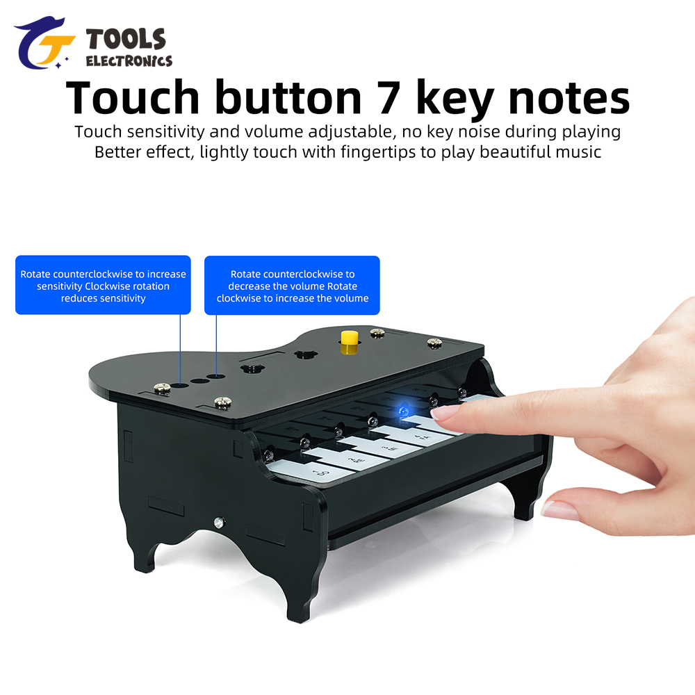 Diy Guitar Electronics Kit - DIY Electronic Piano Kit Soldering Practice