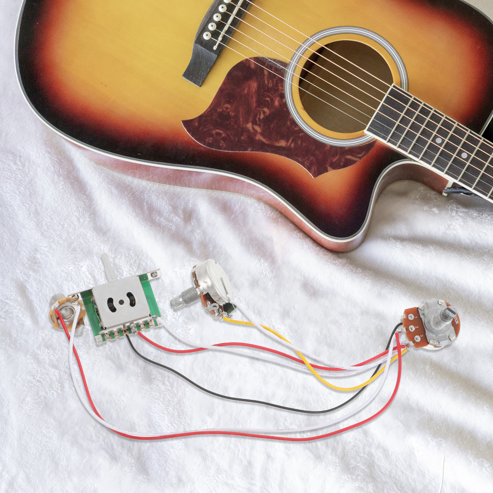 Diy Guitar Electronics Kit - 1Set Guitar Wiring Harness Kit Electric