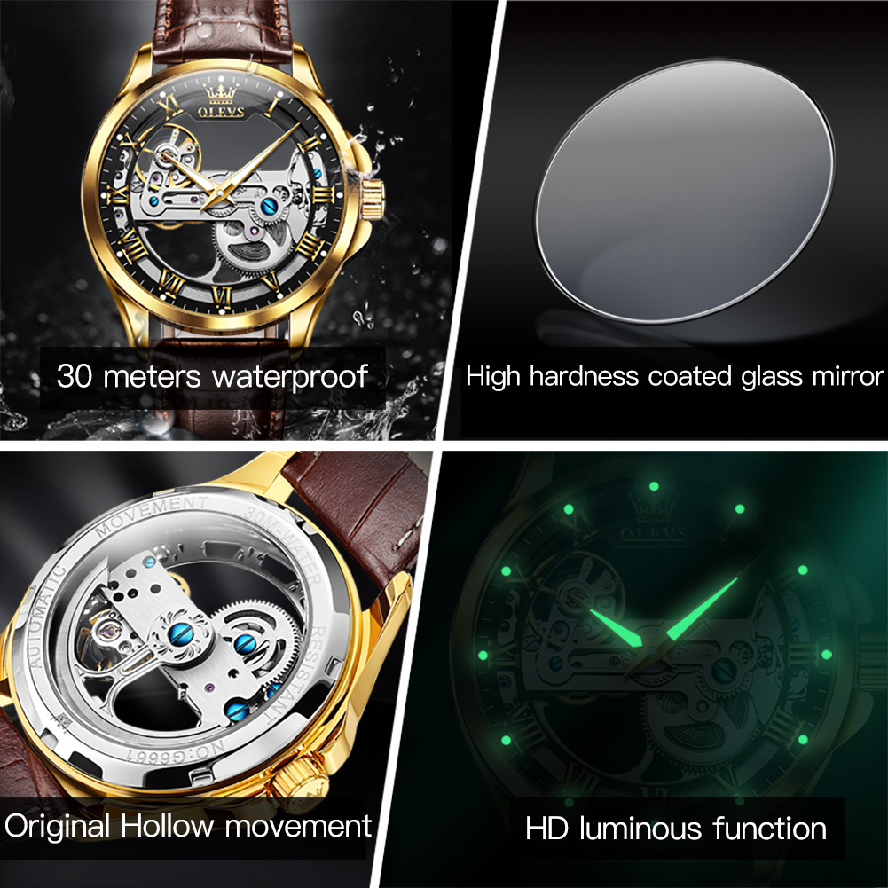 OLEVS Couple Watches Original  - Push Button Tactile review and price