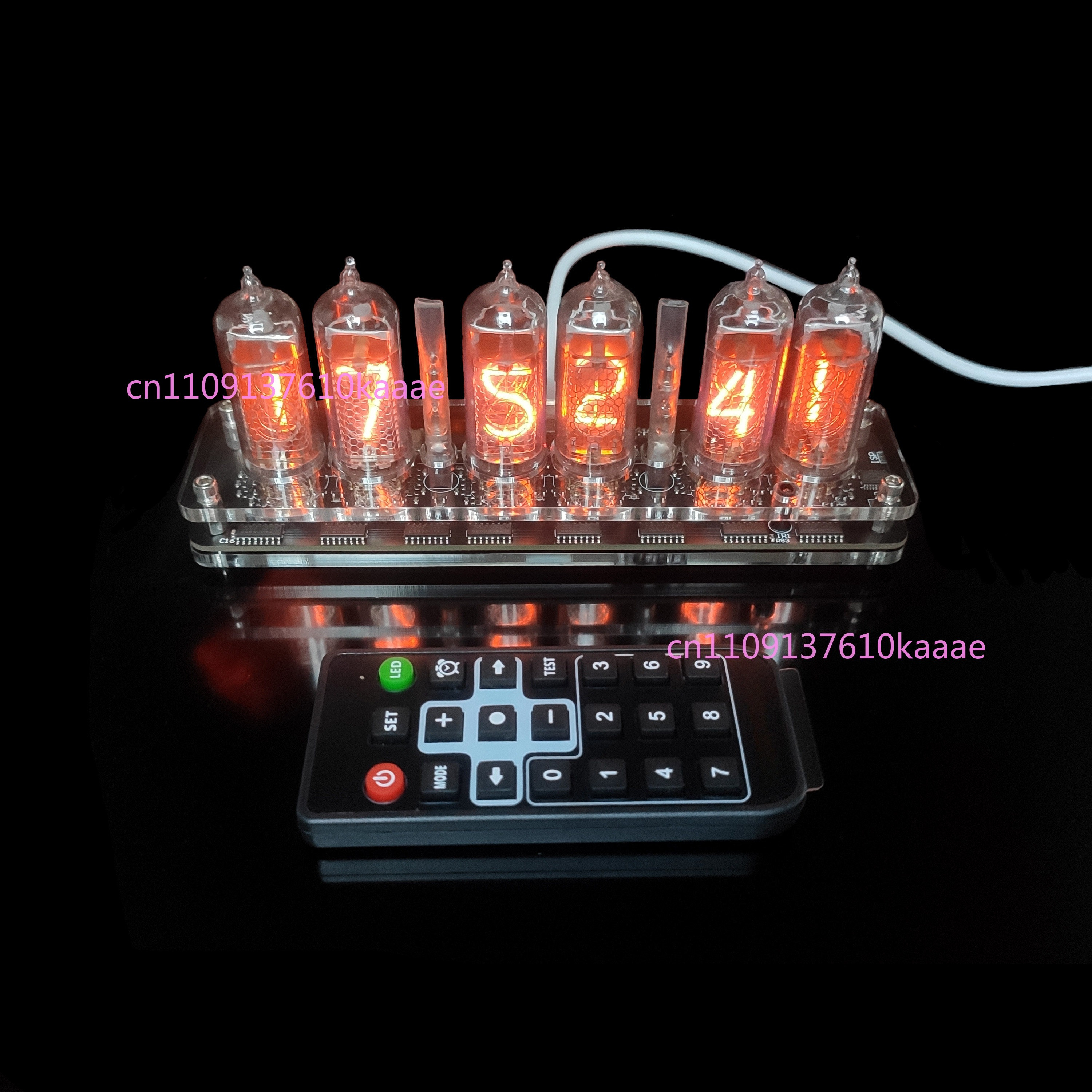 6-Digit IN-14 Nixie Tube Clock - Diy Electronics Desk review and price