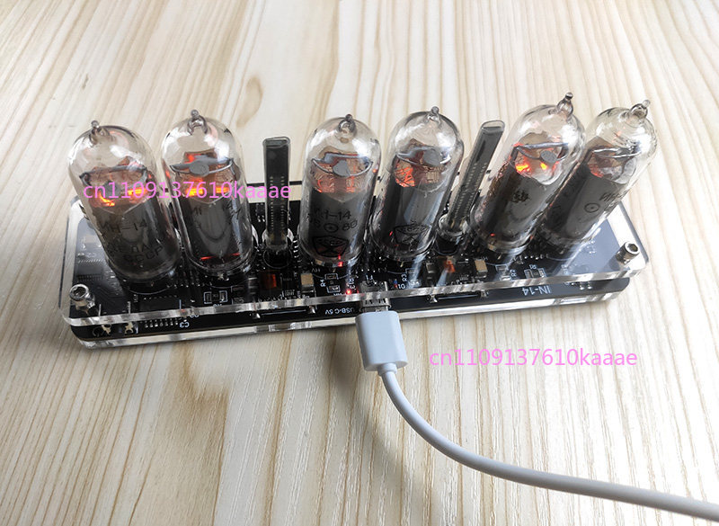 6-Digit IN-14 Nixie Tube Clock - Diy Electronics Desk review and price