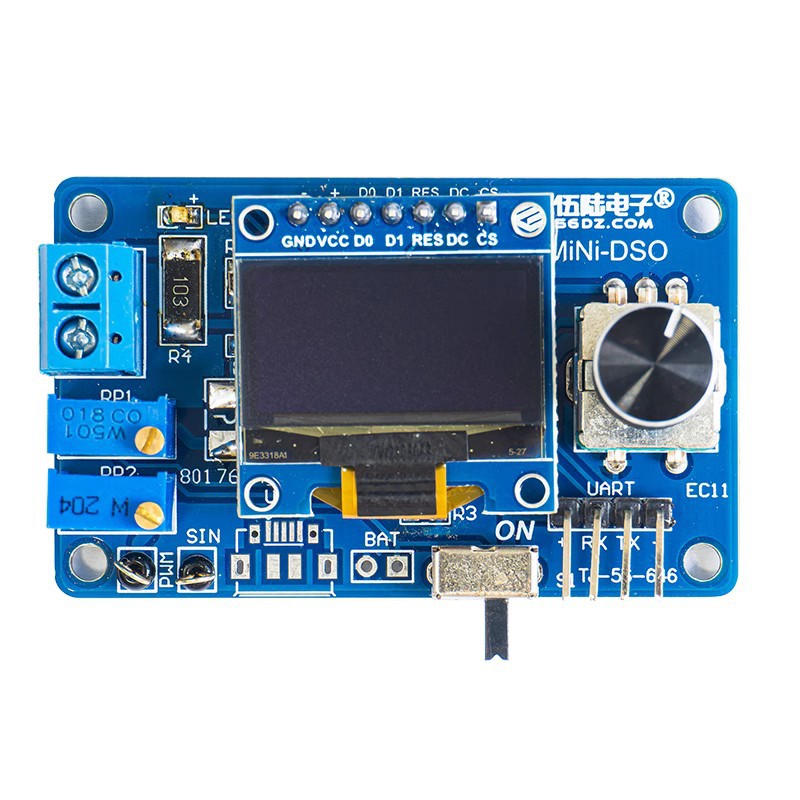 Mini DOS LCD oscilloscope kit  - Oscilloscope Dso Mini review and price