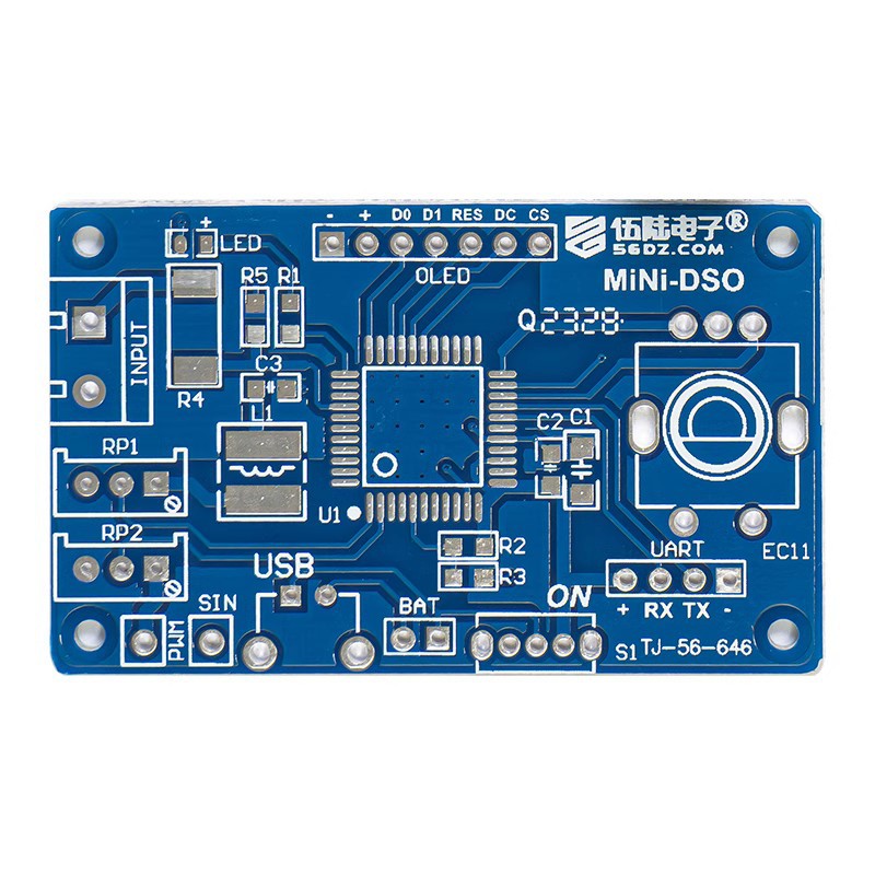 Mini DOS LCD oscilloscope kit  - Oscilloscope Dso Mini review and price