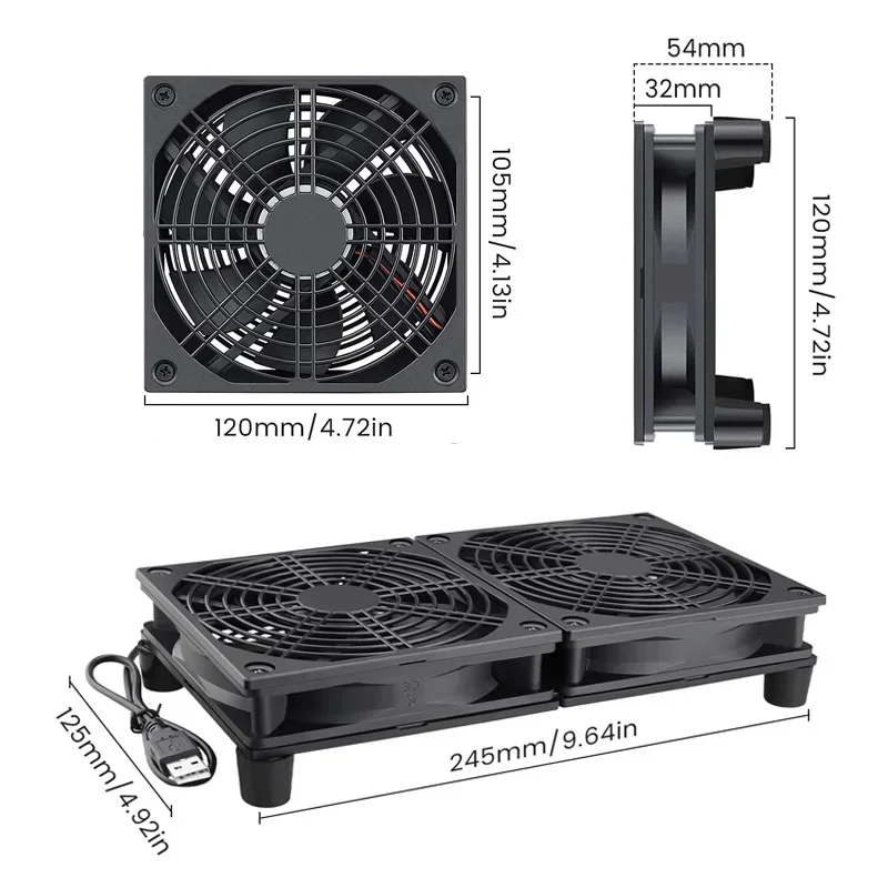 Router Cooling Fan High Airflo - Diy Electronics Project review and price