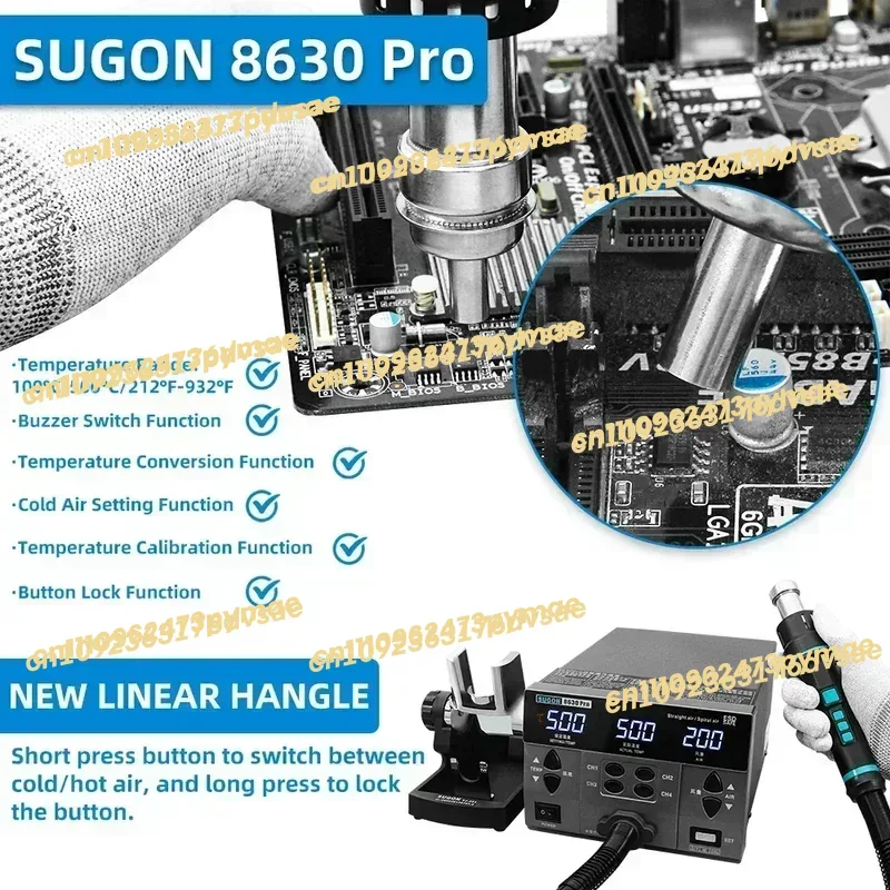 2025 2024 SUGON 8630Pro 1300W  - Hot Air Rework Station review and price