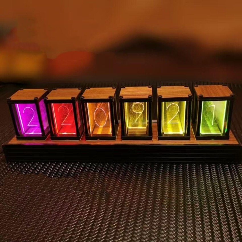 Luxury Nixie Glow Tube Clock W - Diy Electronics Desk review and price