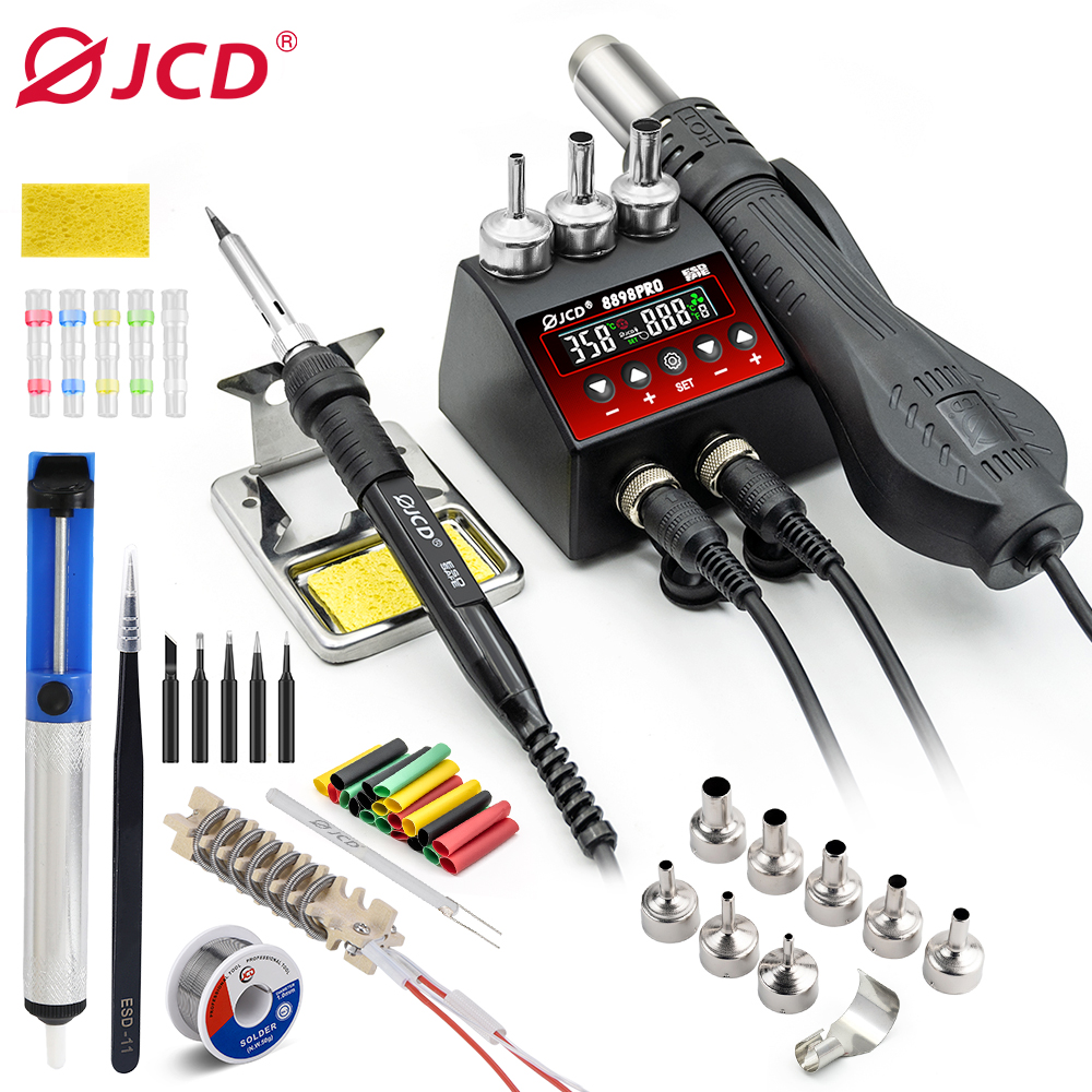 JCD 8898Pro Soldering Station  - Hot Air Rework Station review and price