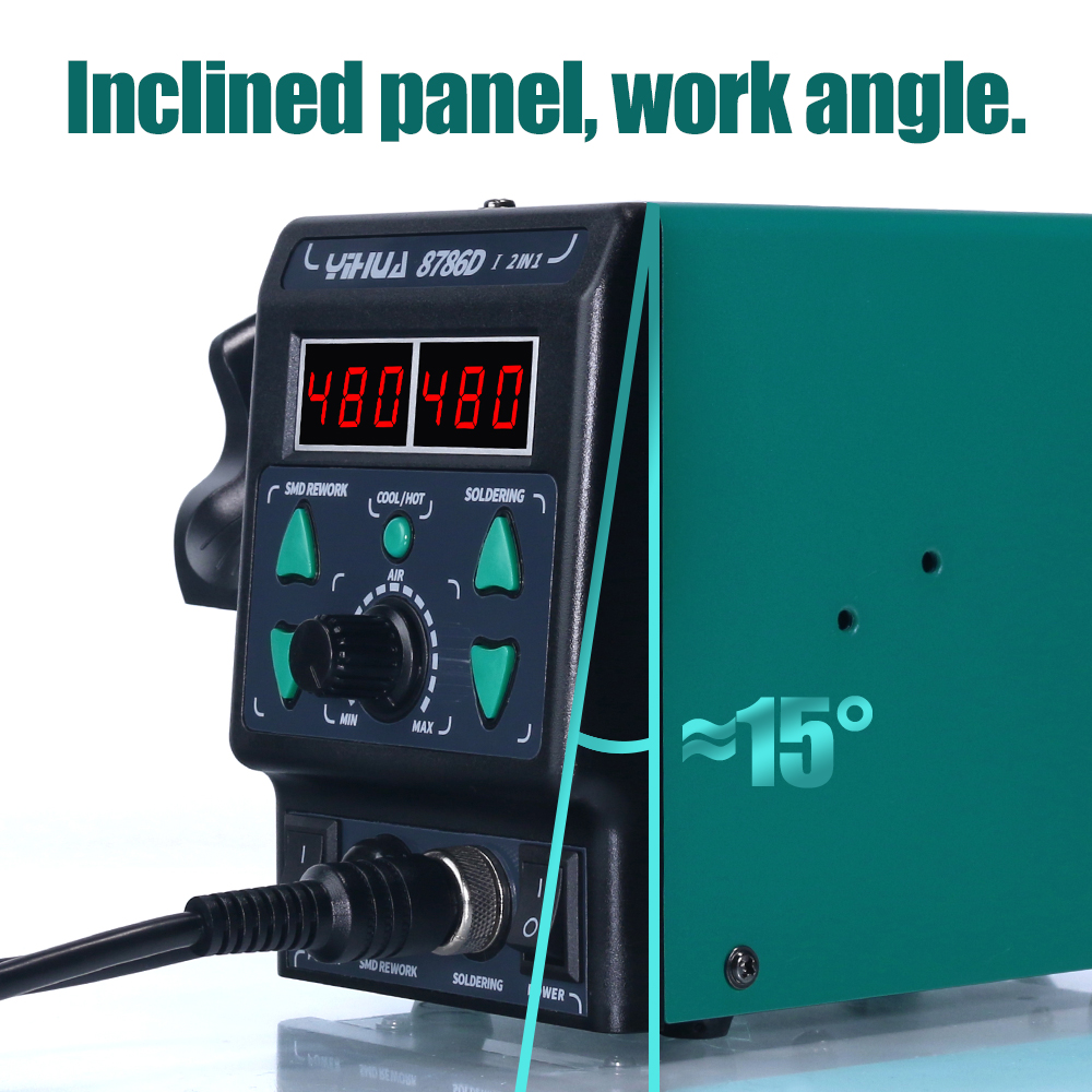 YIHUA 8786D Soldering Iron Hot - Hot Air Rework Station review and price