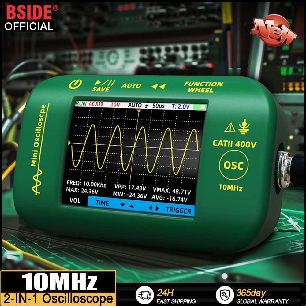 BSIDE Portable Oscilloscope 10 - Oscilloscope Dso Mini review and price