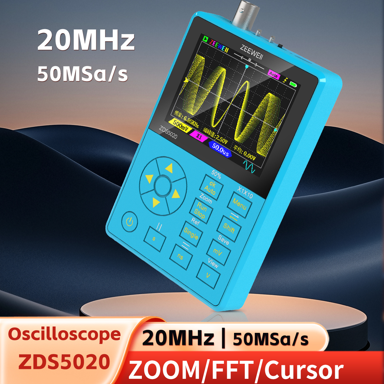 ZEEWEII New ZDS5020 Mini Handh - Oscilloscope Dso Mini review and price