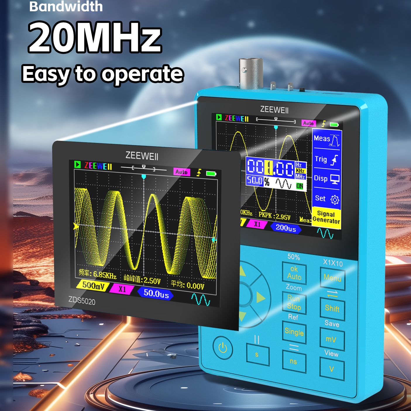 ZEEWEII New ZDS5020 Mini Handh - Oscilloscope Dso Mini review and price