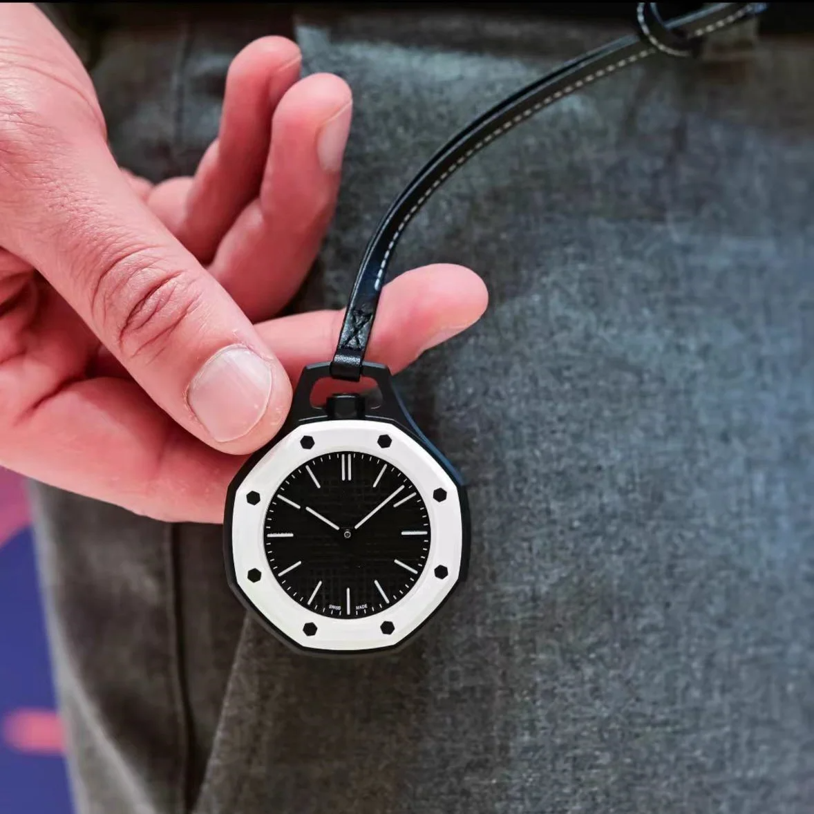 New Pocket Watch Pendant Men's - Push Button Tactile review and price