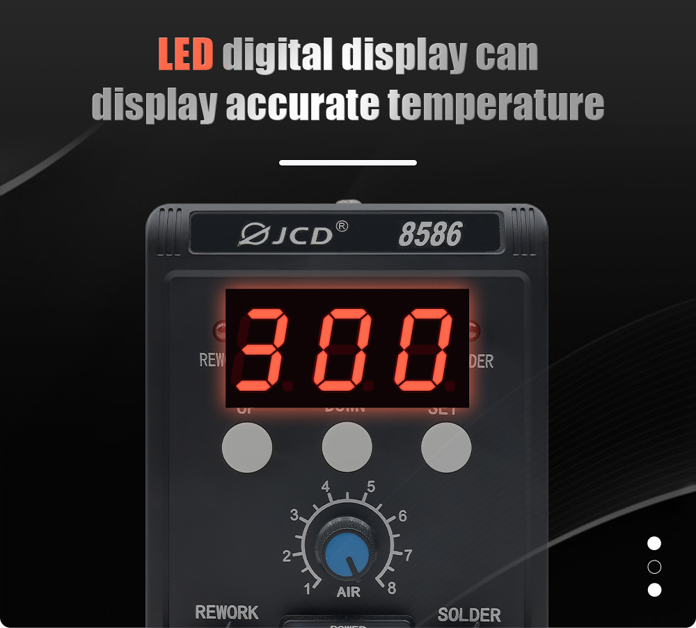 JCD 2 in 1 Soldering Station 8 - Hot Air Rework Station review and price