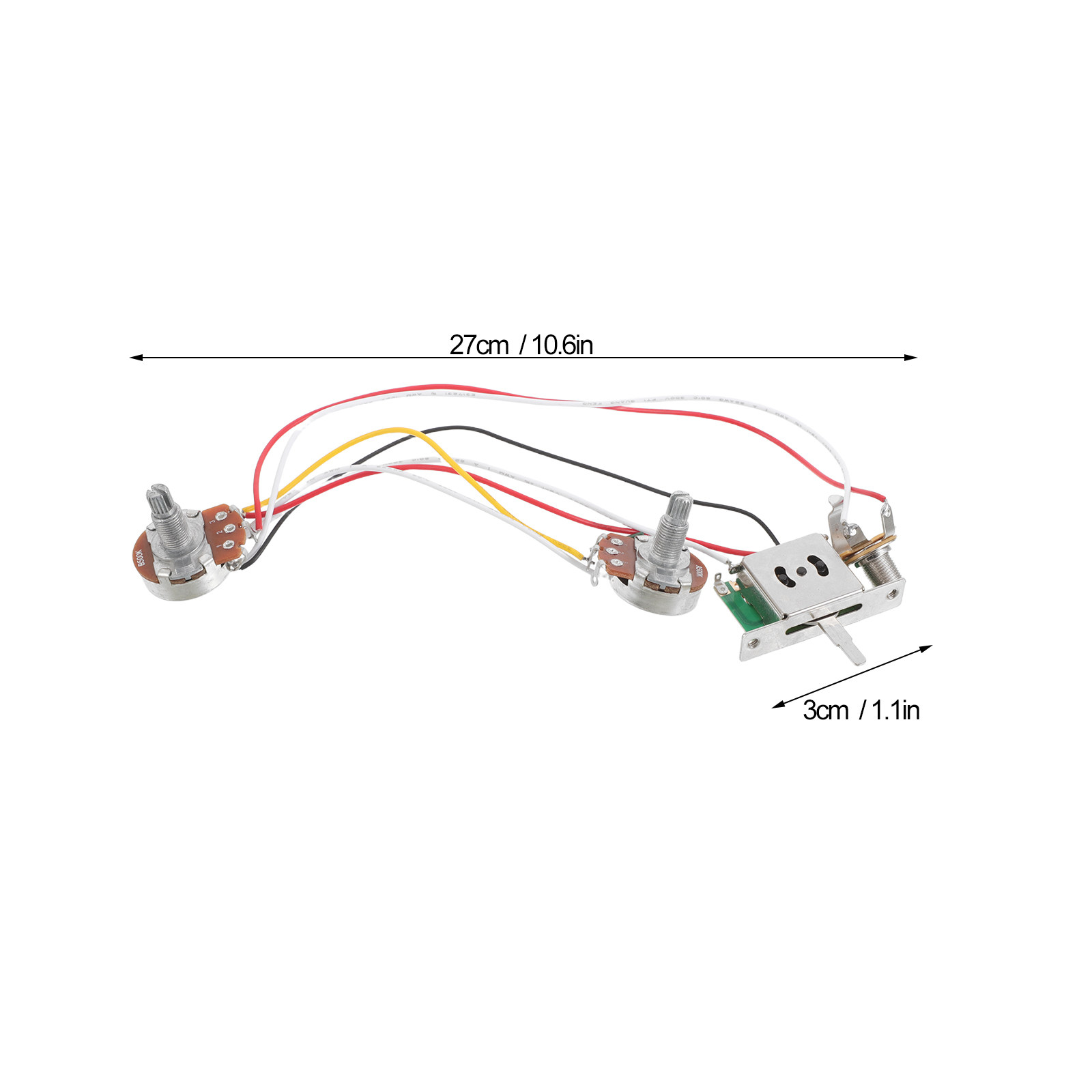 1Set Guitar Wiring Harness Kit - Diy Guitar Electronics Kit review and price