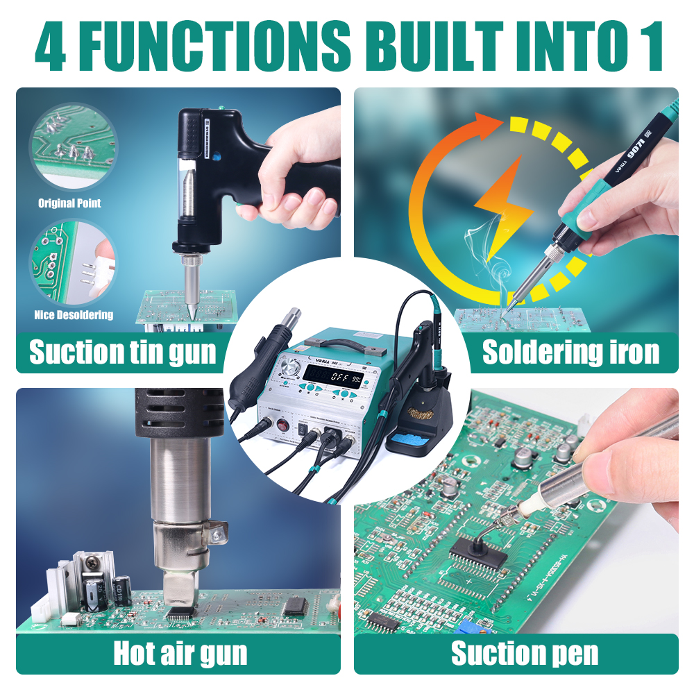 YIHUA 948-II Soldering Station - Hot Air Rework Station review and price