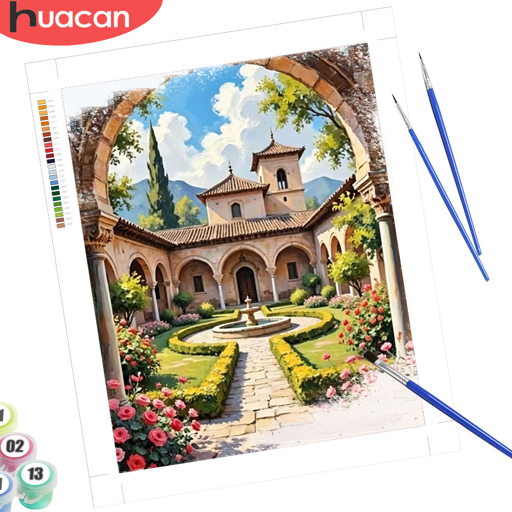 HUACAN Diy Oil Painting By Num - Diy Elektronik review and price