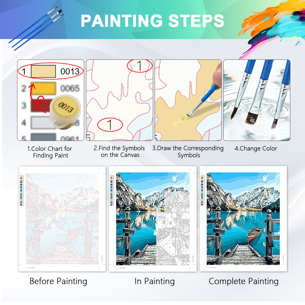 HUACAN Diy Oil Painting By Num - Diy Elektronik review and price