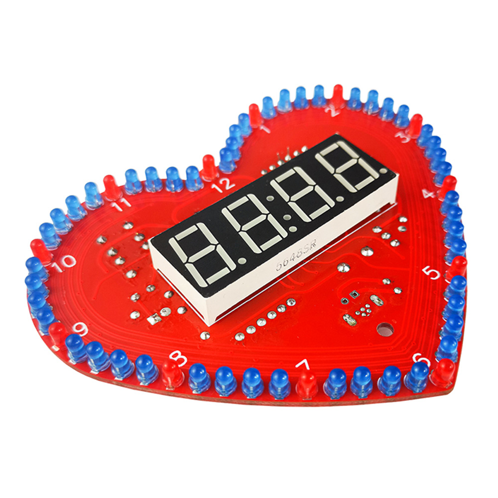 DIY Kits Heart Shaped 4-Digit  - Diy Electronics Project review and price