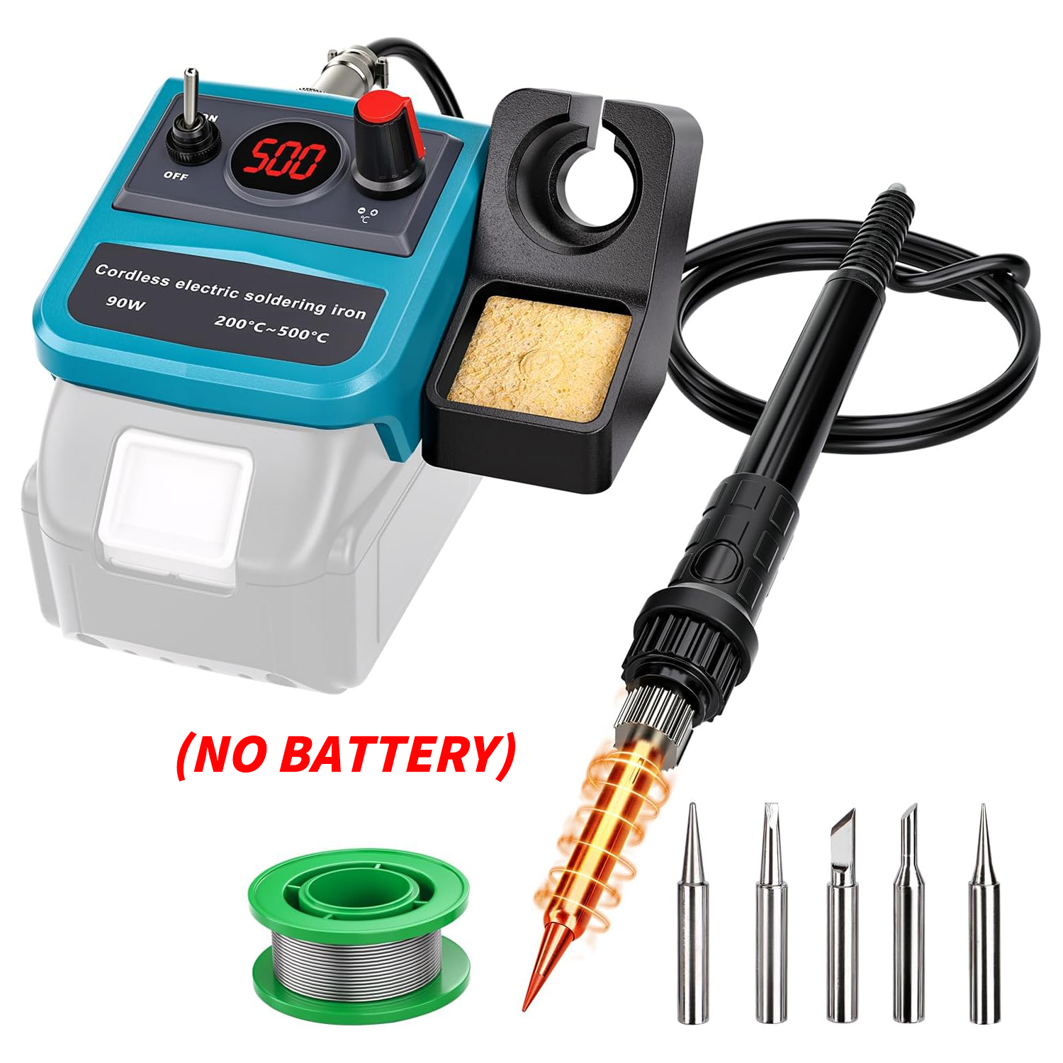 90W LED Digital Cordless Solde - Diy Elektronik review and price
