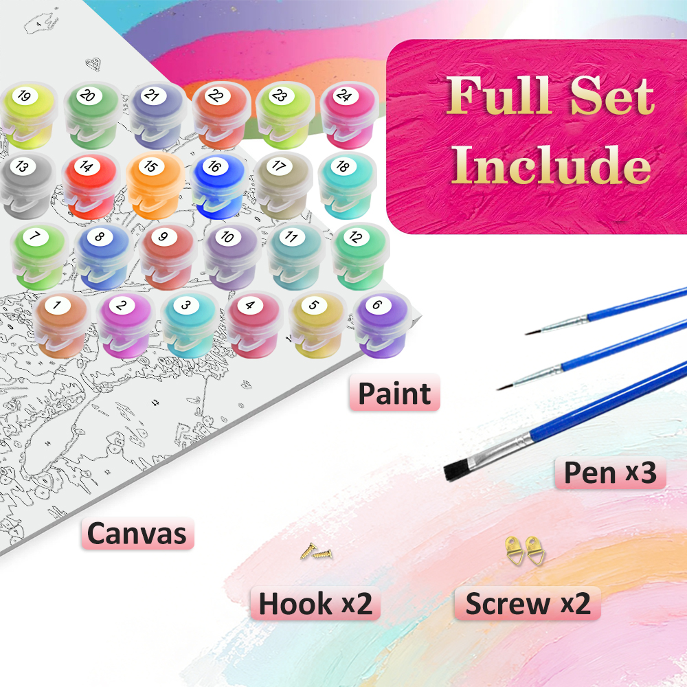 Huacan Digital Oil Painting Wo - Diy Elektronik review and price