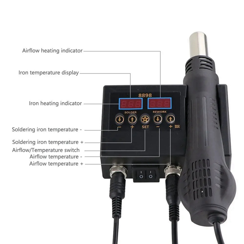 ABLL-8898 Soldering Station Po - Hot Air Rework Station review and price