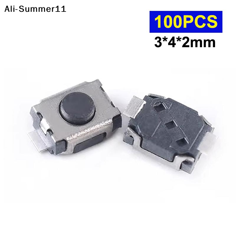 【Mm】100Pcs 3*4*2MM Micro Switc - Push Button Tactile review and price