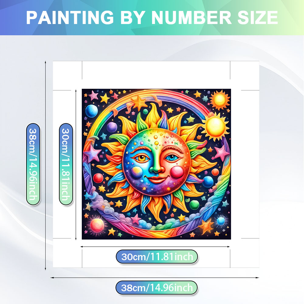 HUACAN Paint By Number Sun Lan - Diy Elektronik review and price