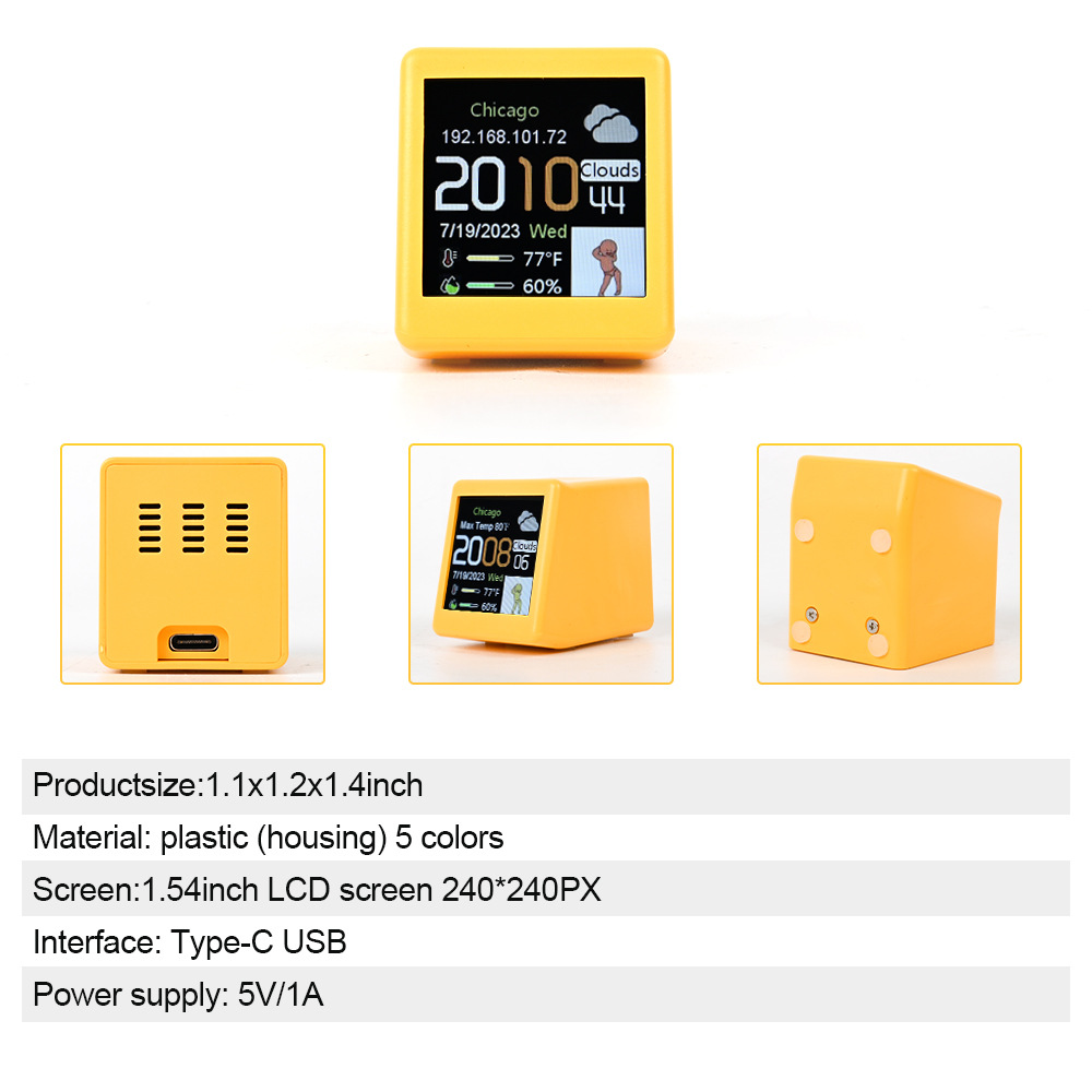 MINI Size Smart WIFI Weather S - Diy Electronics Desk review and price