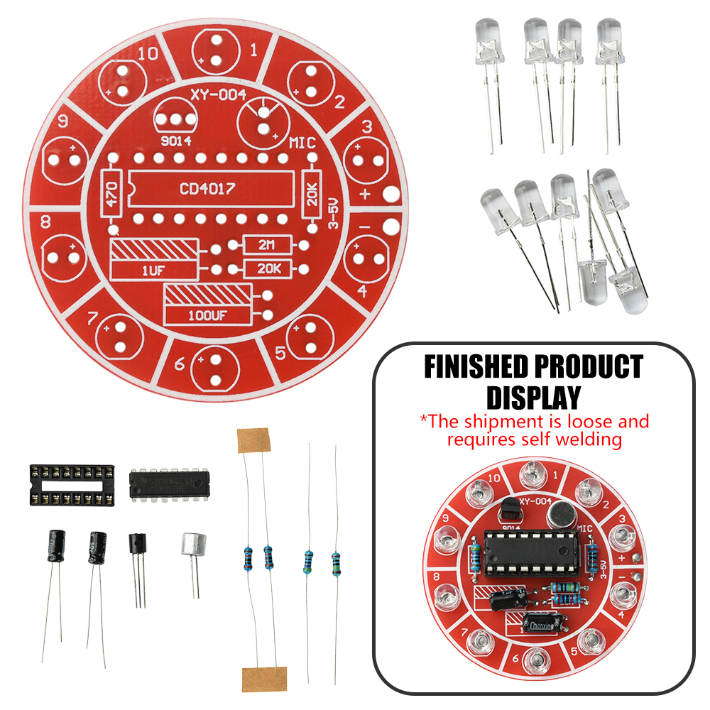 10 LED Bead Running Light DIY  - Diy Electronics Basics review and price