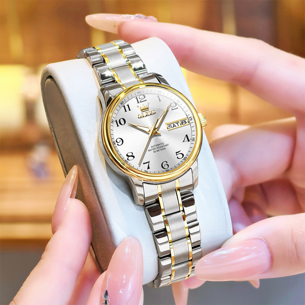 OLEVS Luxury Watch for Woman L - Push Button Tactile review and price