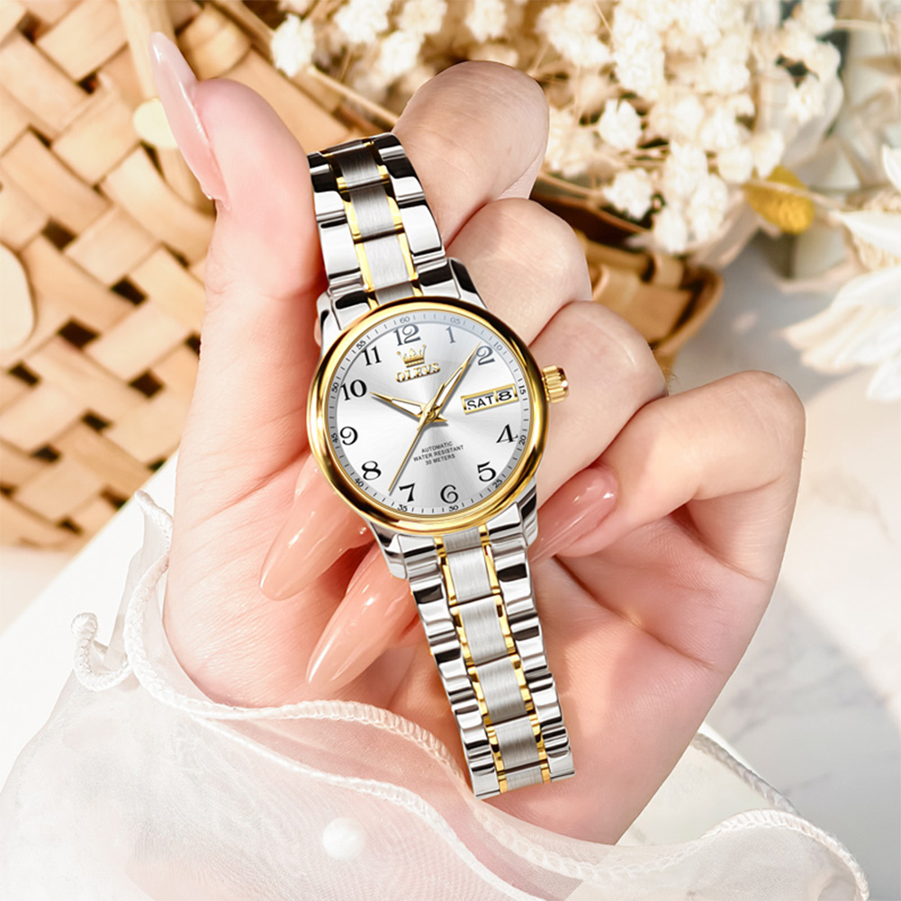 OLEVS Luxury Watch for Woman L - Push Button Tactile review and price