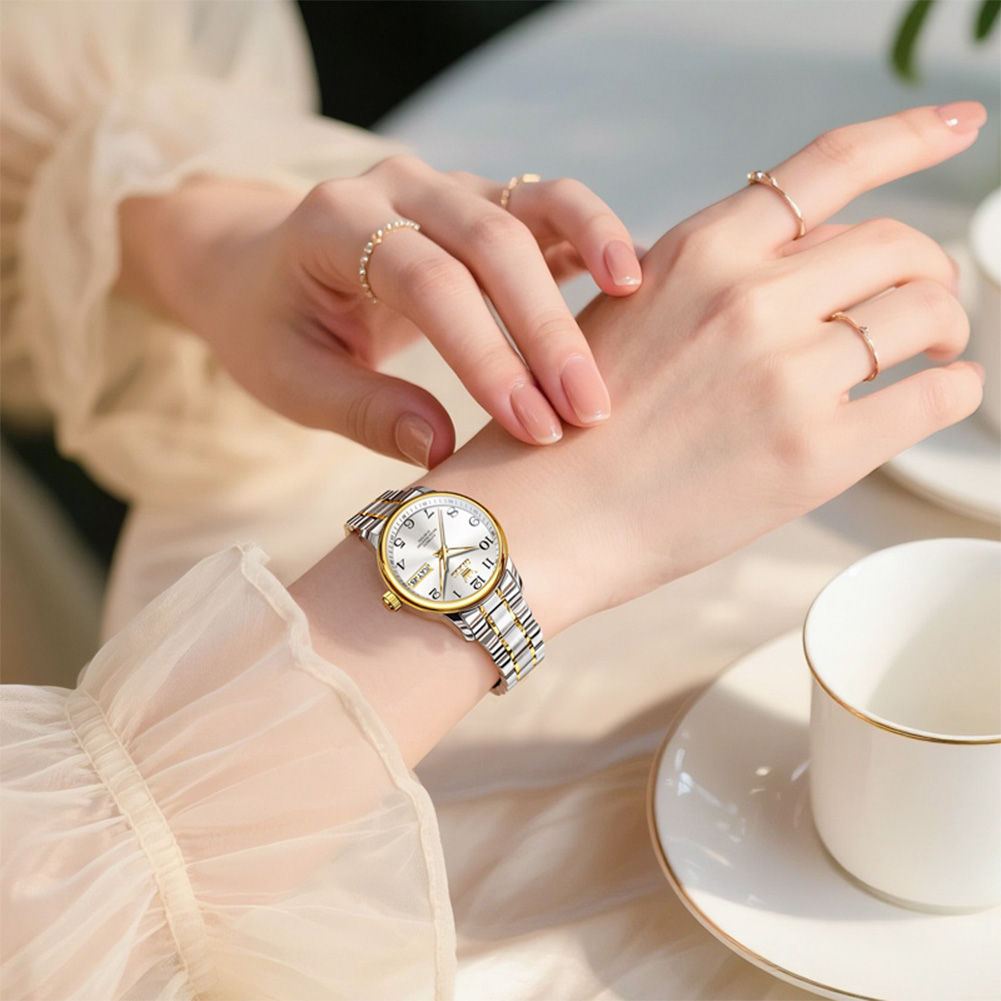 OLEVS Luxury Watch for Woman L - Push Button Tactile review and price