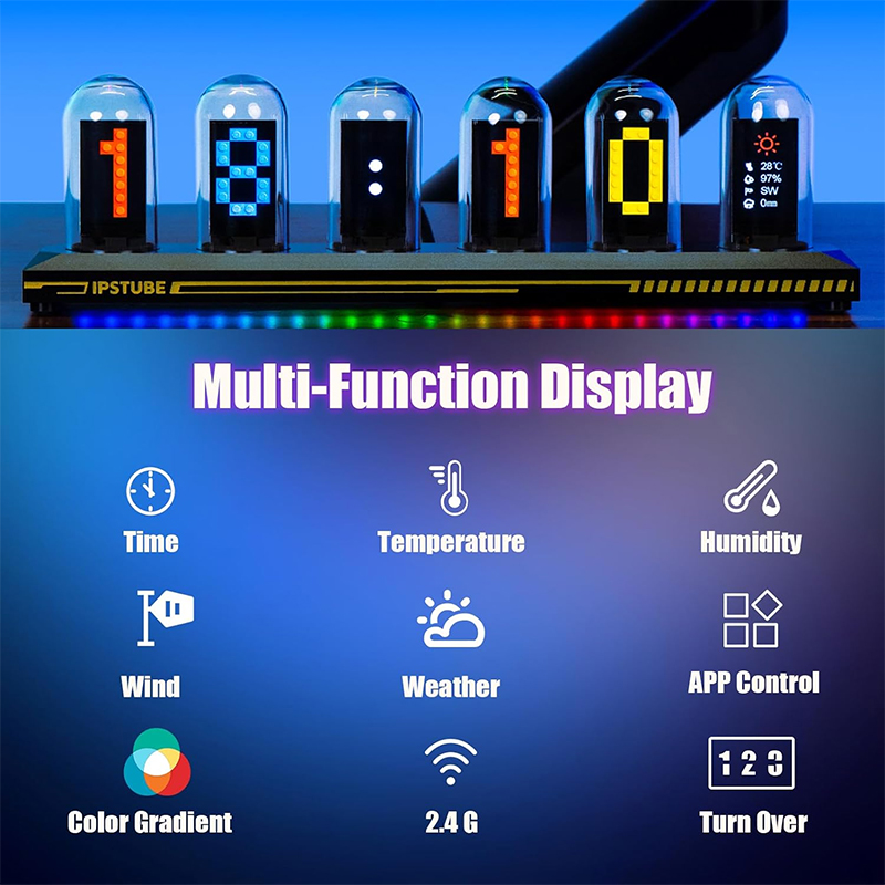 IPS Full Color Display Nixie T - Diy Electronics Desk review and price
