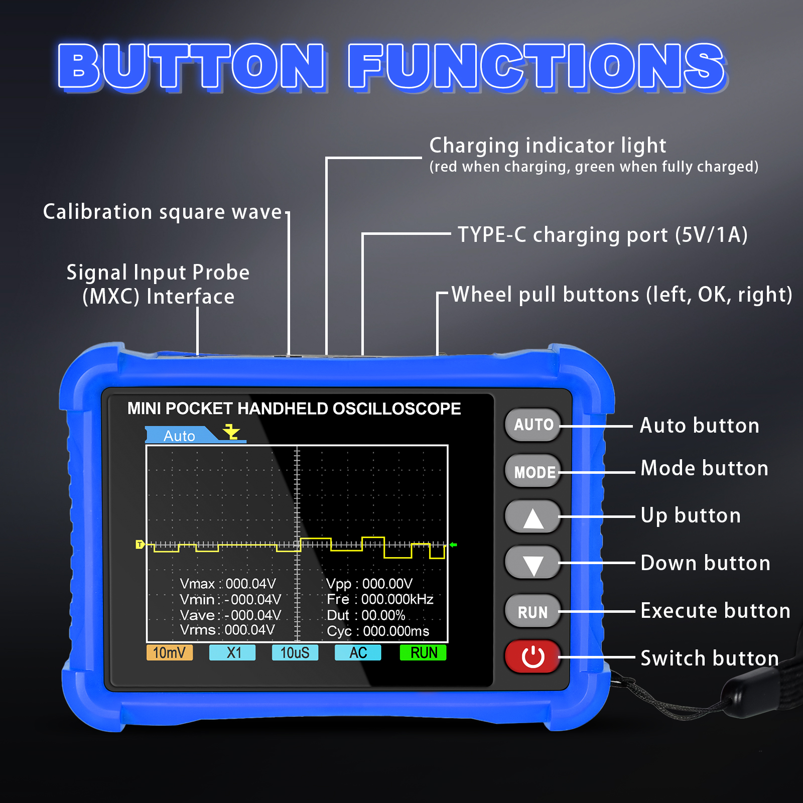 Handle Mini Digital Portable O - Oscilloscope Dso Mini review and price